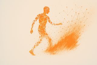 The ghost disintegrating in flames